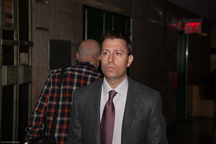 David Newman appears before Judge Obus in Manhattan Criminal Court to face charges of sexually violating four women under his care at Mt. Sinai Hospital in Manhattan. (Daniel William McKnight)